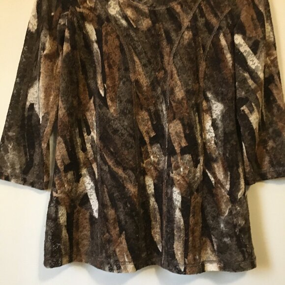 Vintage Conrad C Collection Retro Floral Lace + Mesh Top - Picture 4 of 16